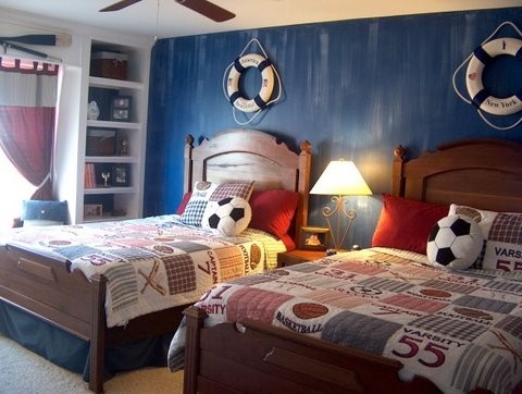 Faux painted kids room