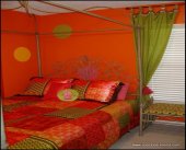 Orange Tween  Room, Arlene Franklin, bedroom decorating ideas for girls, window treatments, bedrooms, bedroom decor ideas, kids rooms, childrens rooms, girls bedroom, decorating kids rooms, girls bedrooms decor, teen girls room