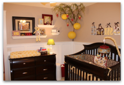 Emma's nursery, picture of nursery, nursery decorating ideas