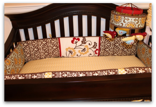 Emma's nursery, picture of nursery, nursery decorating ideas