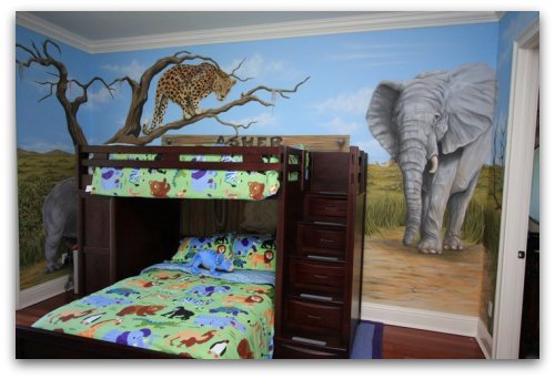 Safari mural by Jason Hulfish Safari mural by Jason Hulfish
