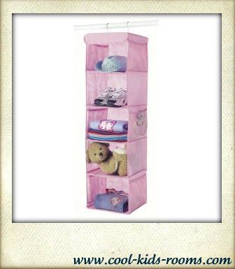 Hanging accessory shelves, closet organizer