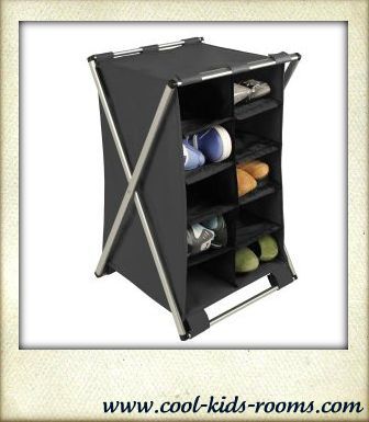 Compartment shoe rack, closet organization systems, closet organizers