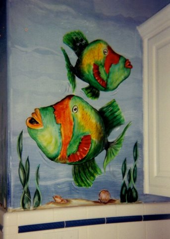 underwater theme, kids rooms decor, room painting ideas, bedroom painting ideas, colors to paint a room