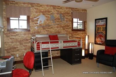 Skate Board Theme room by  Denise Whinery 