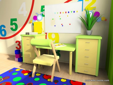 Colorful play room