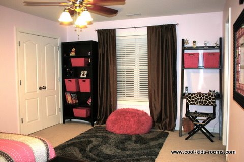 Pink and Brown Teen Girl Bedroom Decorating, Cynthia & Theo McBride,  bedroom decorating ideas for girls, bedrooms, boys bedrooms ideas, bedroom decor ideas, kids rooms, childrens rooms, girls bedroom, decorating kids rooms, girls bedrooms decor, teen girls room