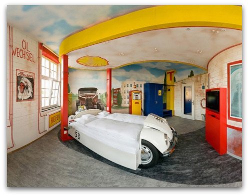 Gas Station Theme Bedroom