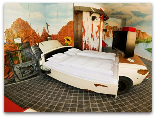 Coo Bedroom at V8 Hotel in Germany