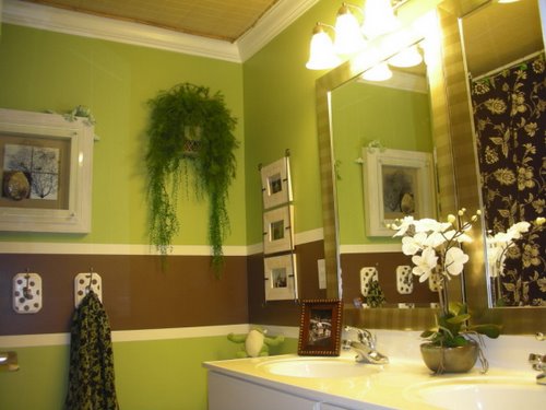 kids bathrooms, ideas for kids bathrooms, green bathroom