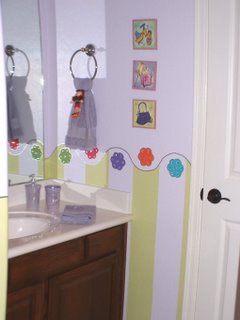 kids bathrooms, adjoining bathroom, groovy girls room, girls bathroom