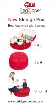 Storage pouf