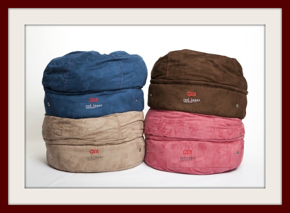 4 colors of storage pouf