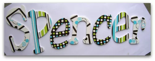 Personalized wooden wall letters Personalized wooden wall letters
